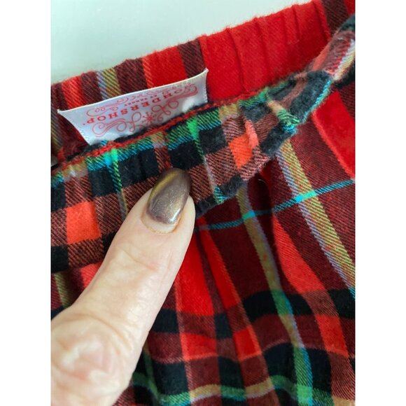 Wonderland Target Men’s Red Black Green Plaid Pajama Set in Med - Picture 6 of 16